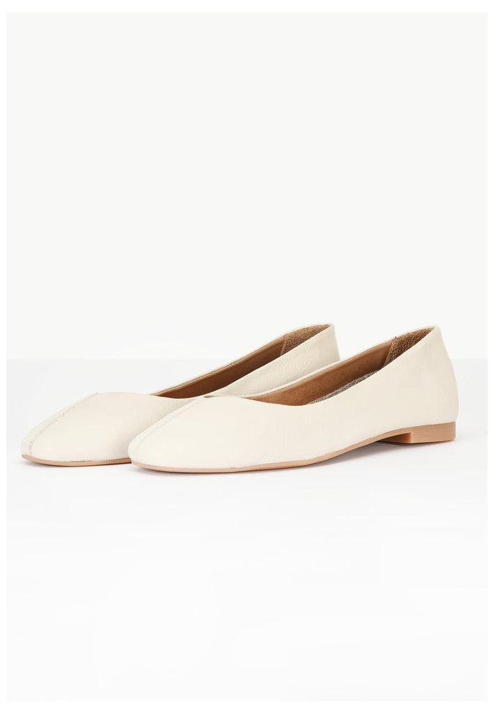 Inuovo Ballerinas Leder Beige
