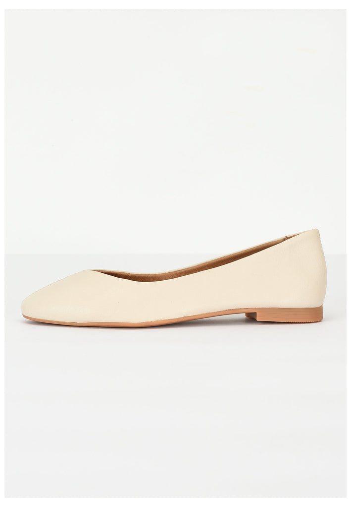 Inuovo Ballerinas Leder Beige