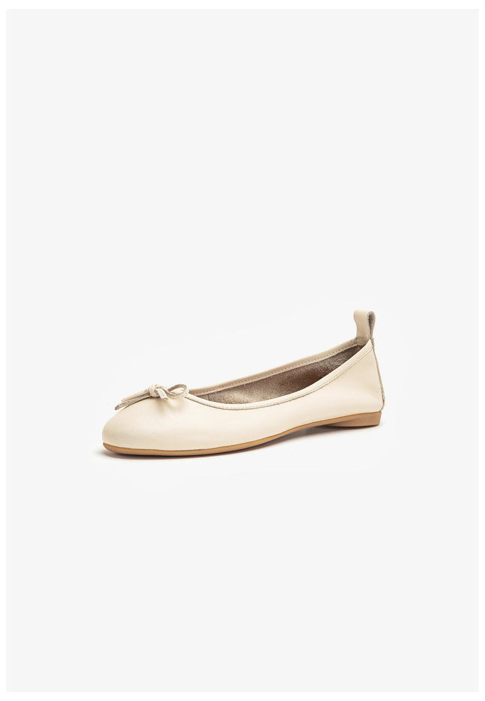 Inuovo Ballerinas Leder Beige