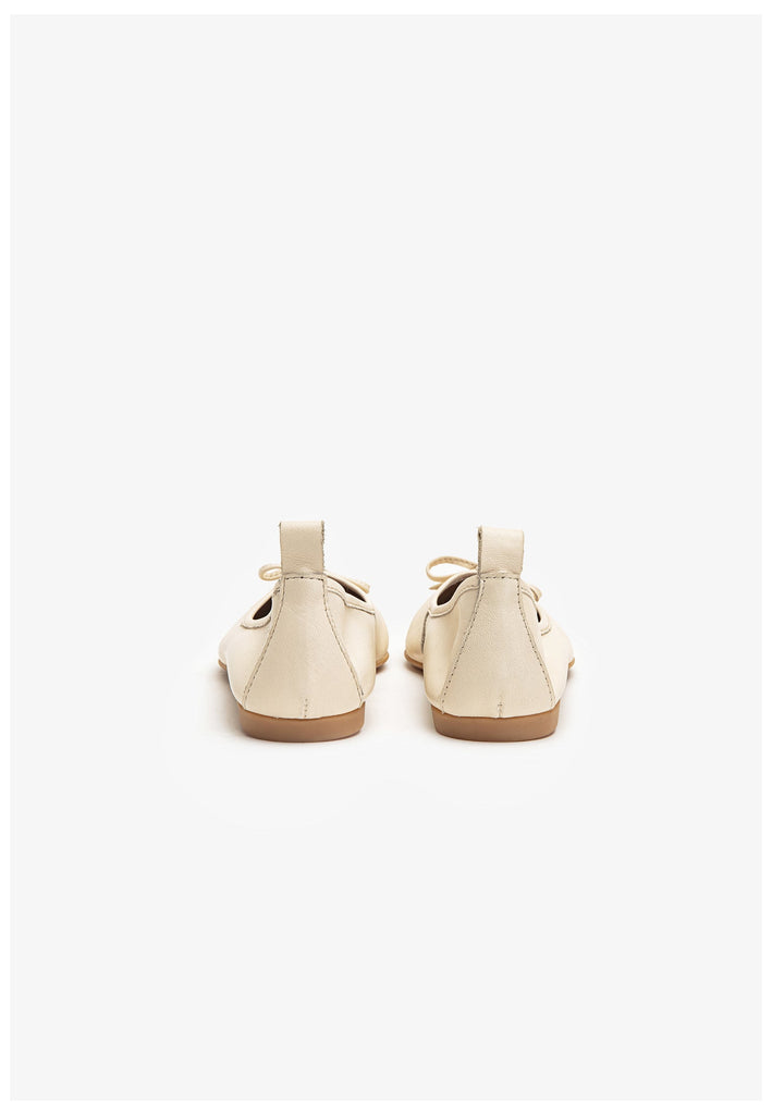 Inuovo Ballerinas Leder Beige