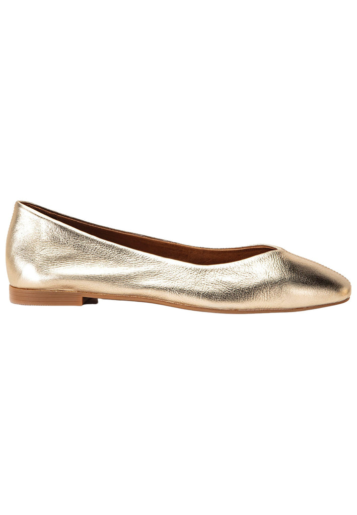 Inuovo Ballerinas Leder Gold