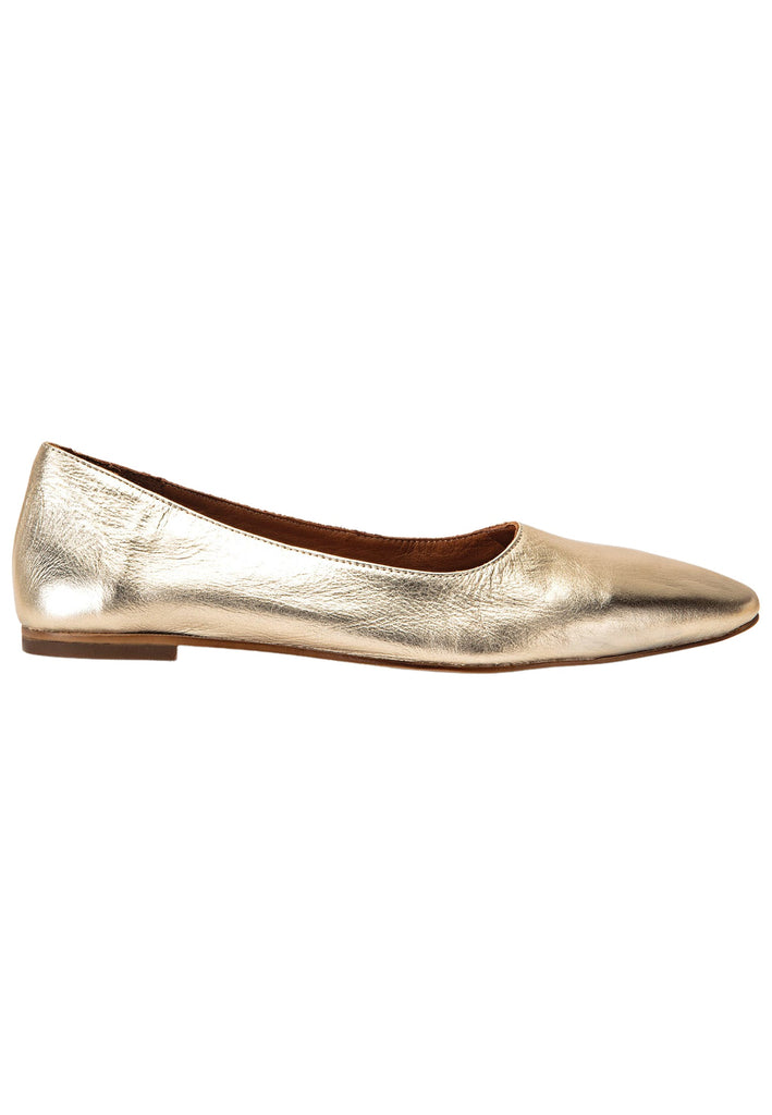 Inuovo Ballerinas Leder Gold