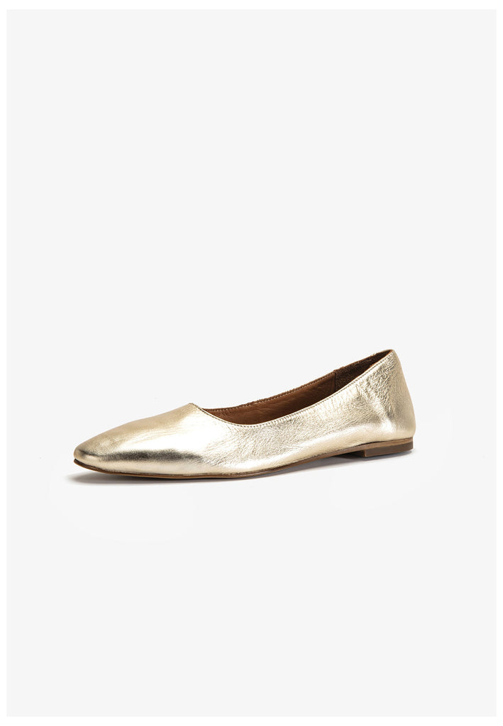 Inuovo Ballerinas Leder Gold