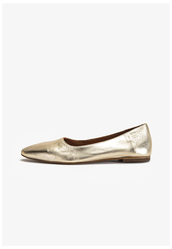 Inuovo Ballerinas Leder Gold