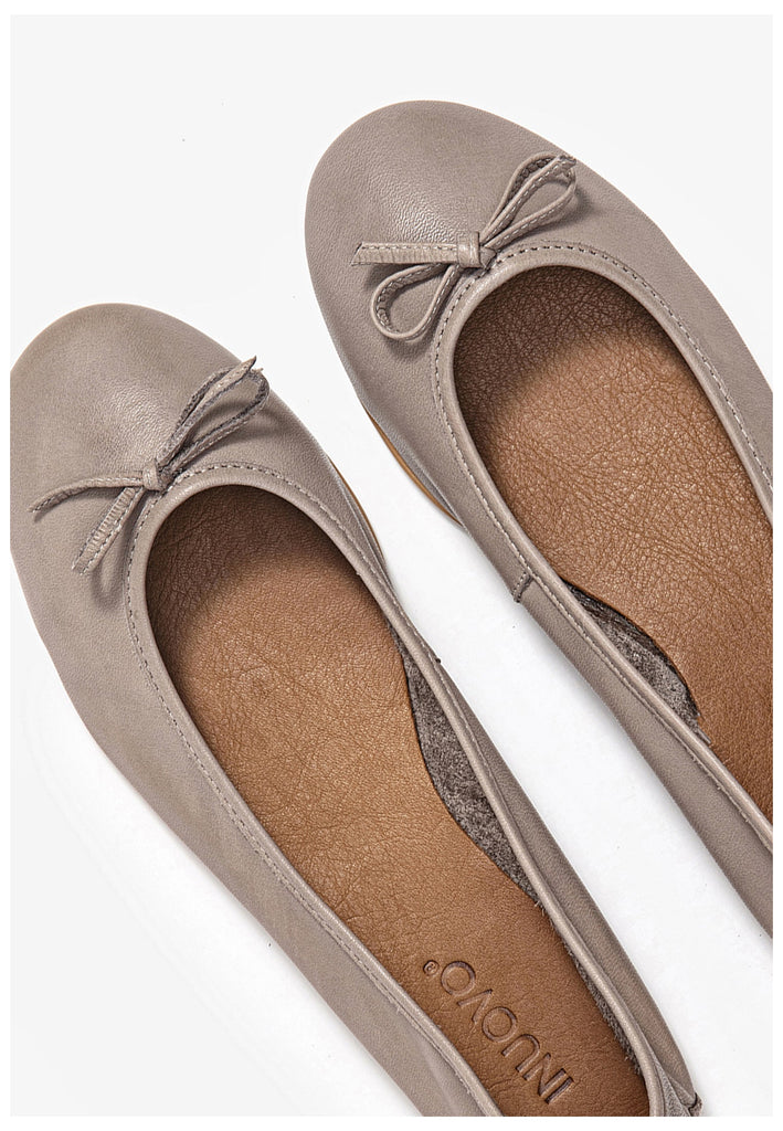 Inuovo Ballerinas Leder Grau