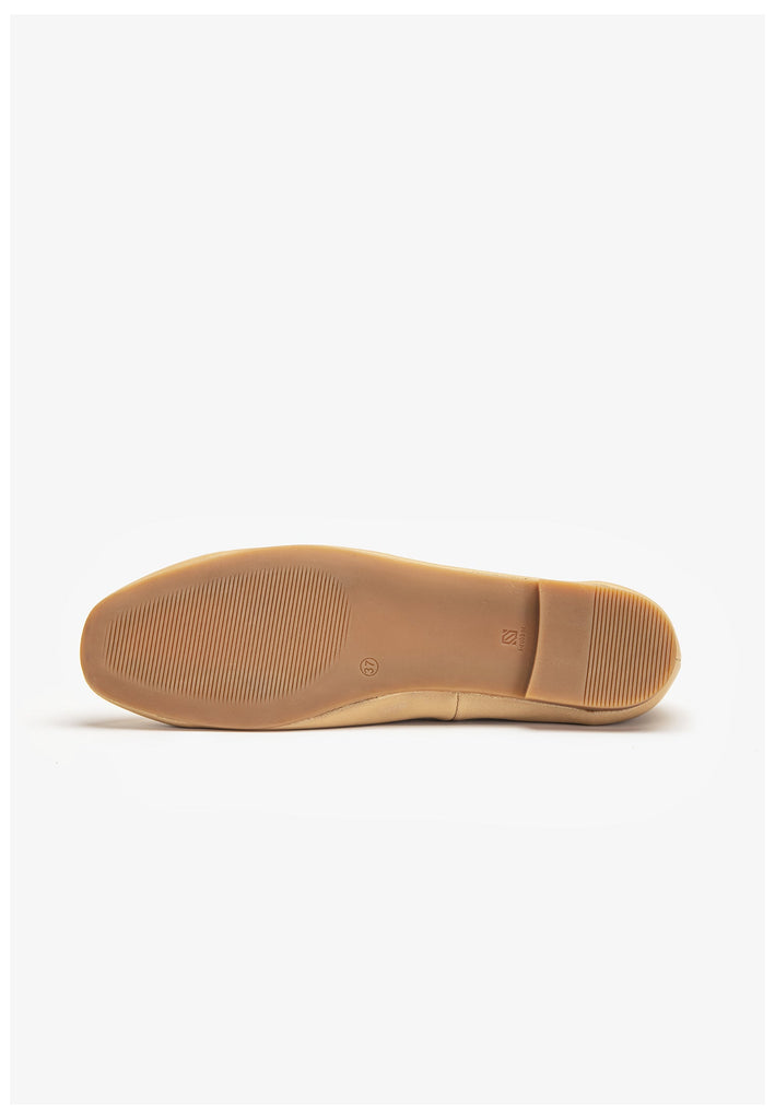 Inuovo Ballerinas Leder Hellbraun