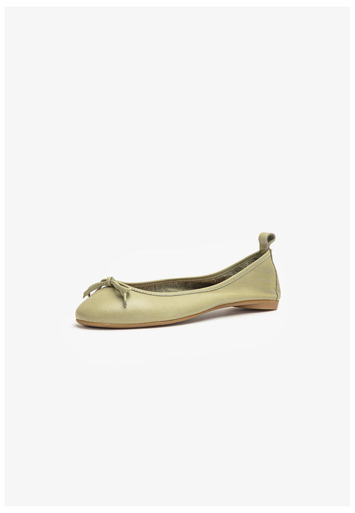 Inuovo Ballerinas Leder Olive