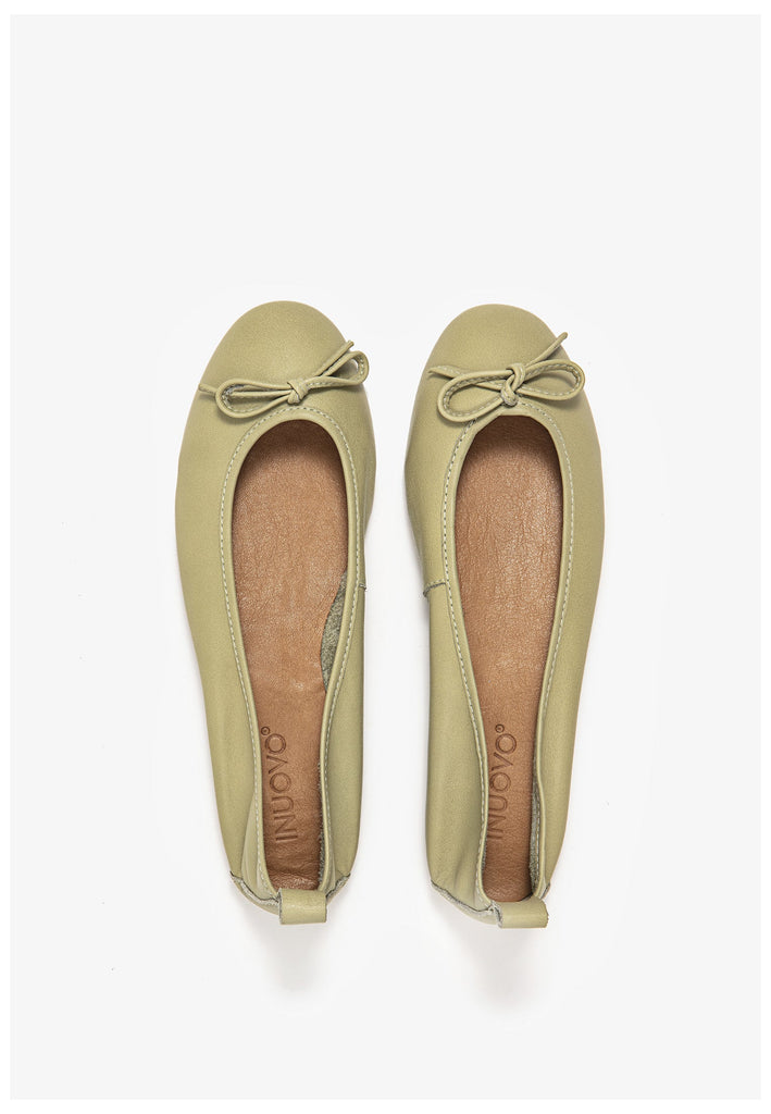 Inuovo Ballerinas Leder Olive
