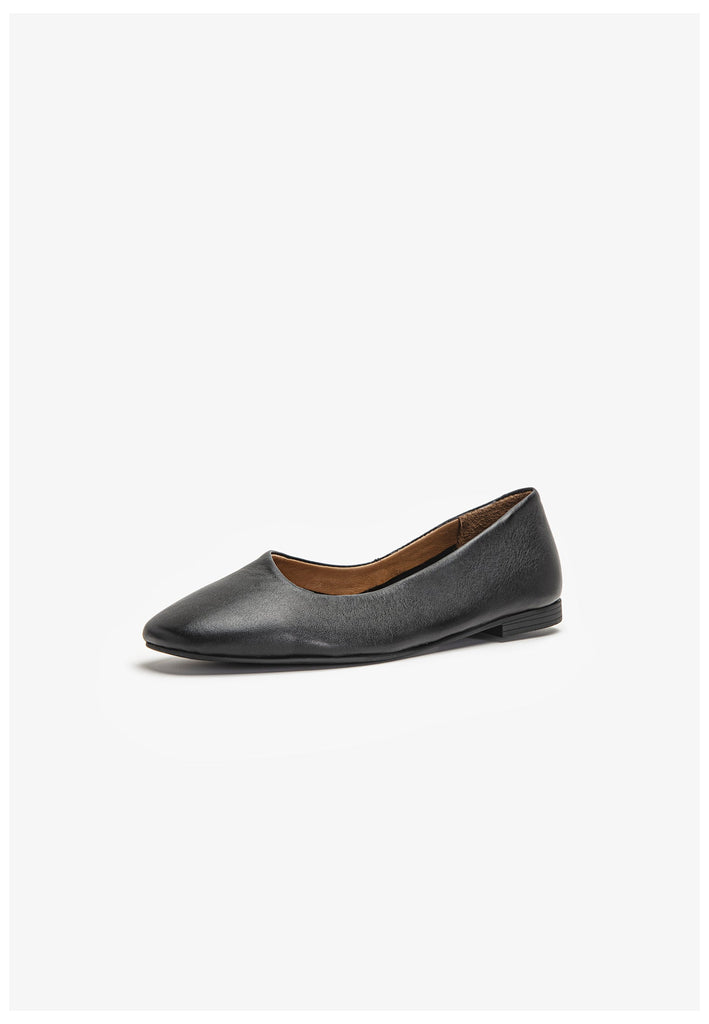 Inuovo Ballerinas Leder Schwarz