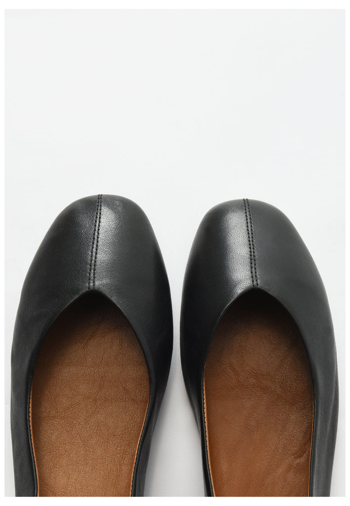 Inuovo Ballerinas Leder Schwarz