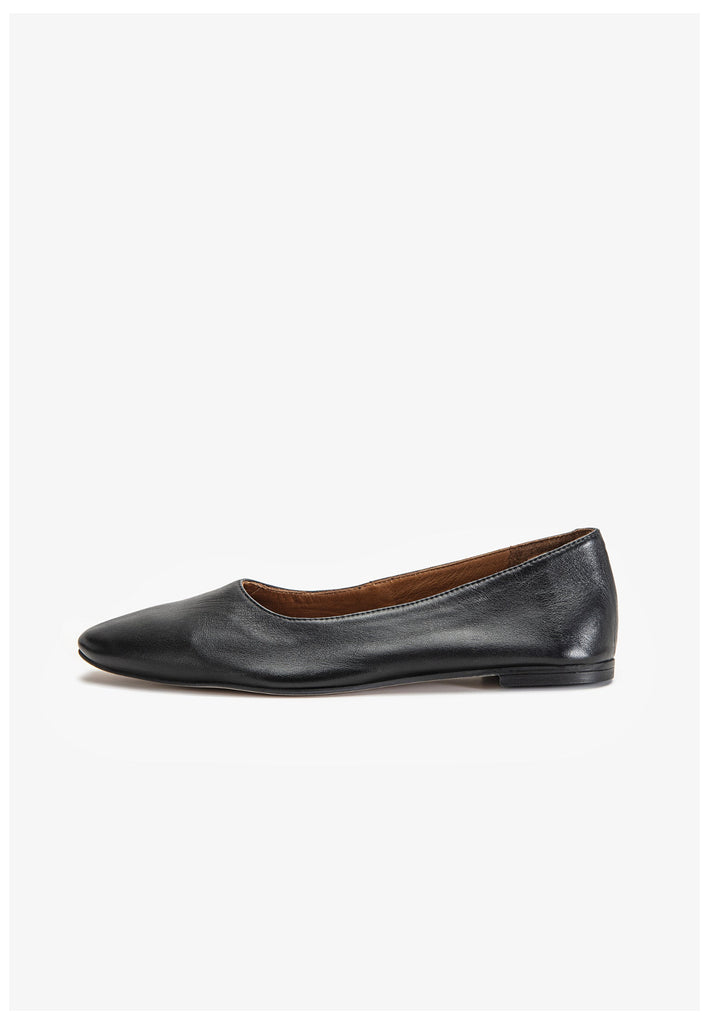 Inuovo Ballerinas Leder Schwarz