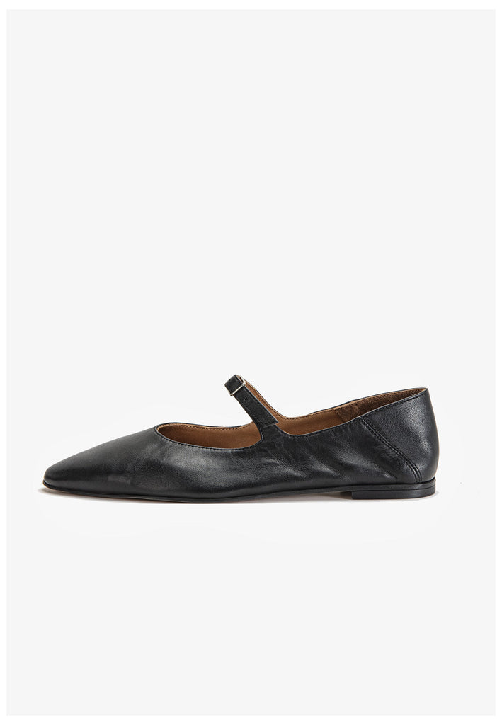 Inuovo Ballerinas Leder Schwarz