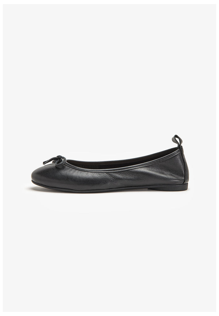 Inuovo Ballerinas Leder Schwarz