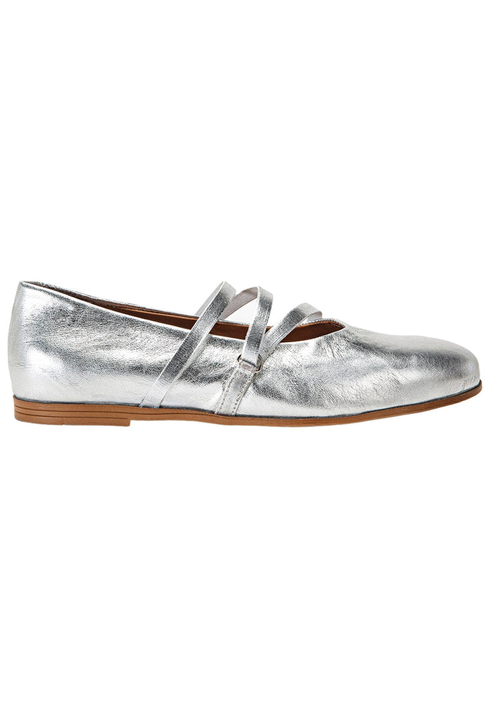 Inuovo Ballerinas Leder Silber