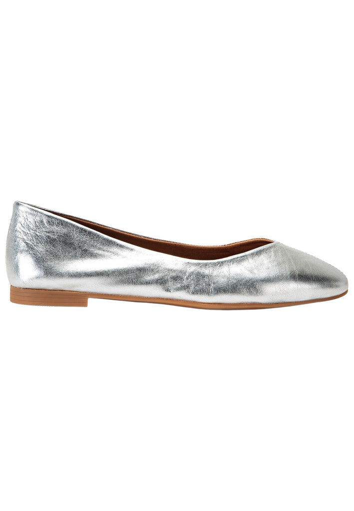 Inuovo Ballerinas Leder Silber