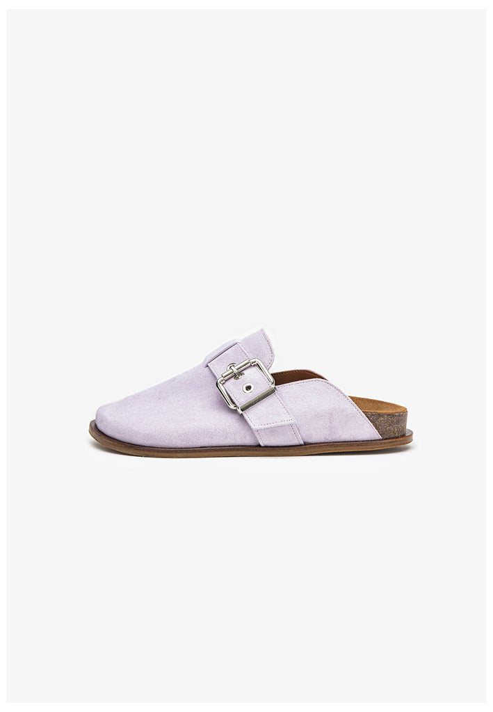 Inuovo Clogs Veloursleder Lavender