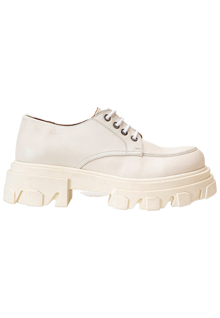 Inuovo Halbschuhe Leder Creme