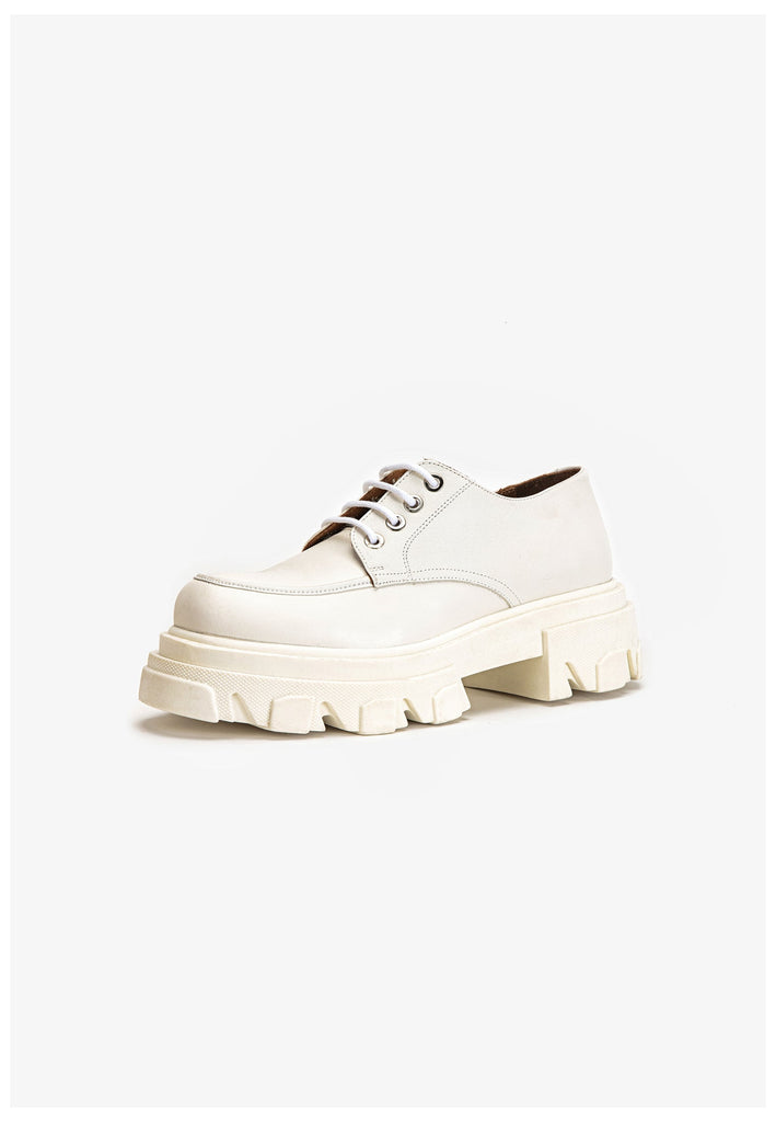 Inuovo Halbschuhe Leder Creme