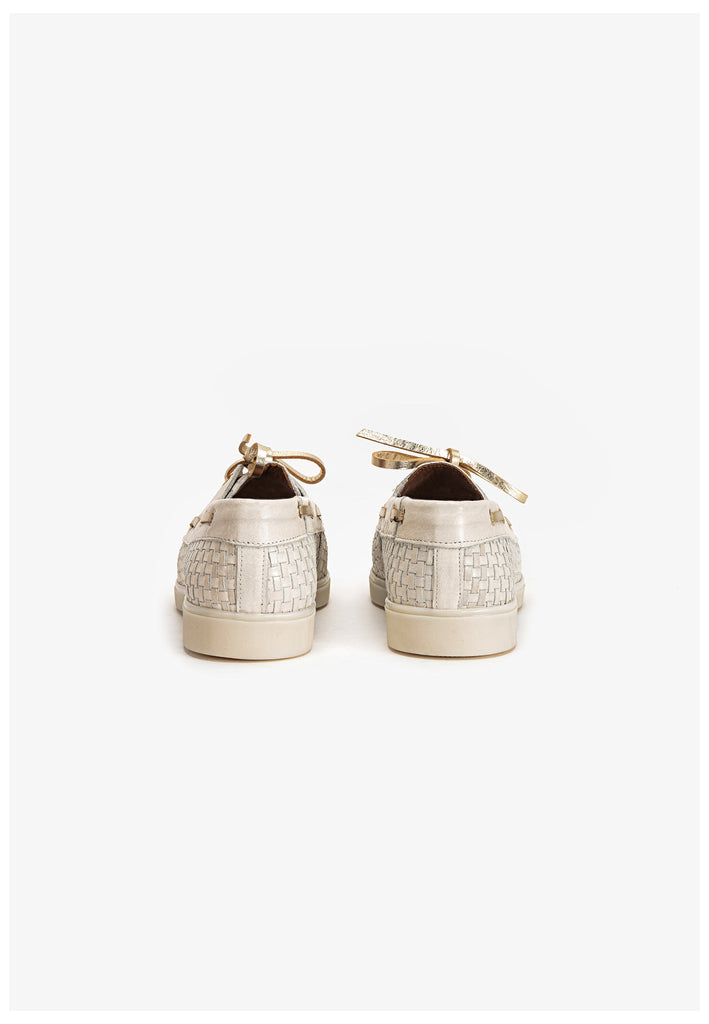 Inuovo Halbschuhe Leder Creme