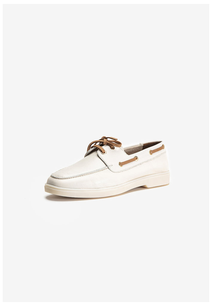 Inuovo Halbschuhe Leder Creme