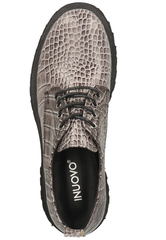 Inuovo Halbschuhe Leder Grau