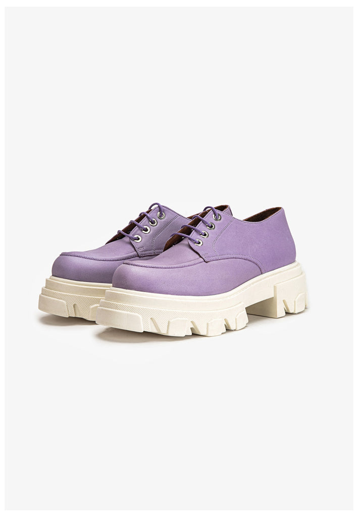 Inuovo Halbschuhe Leder Lila