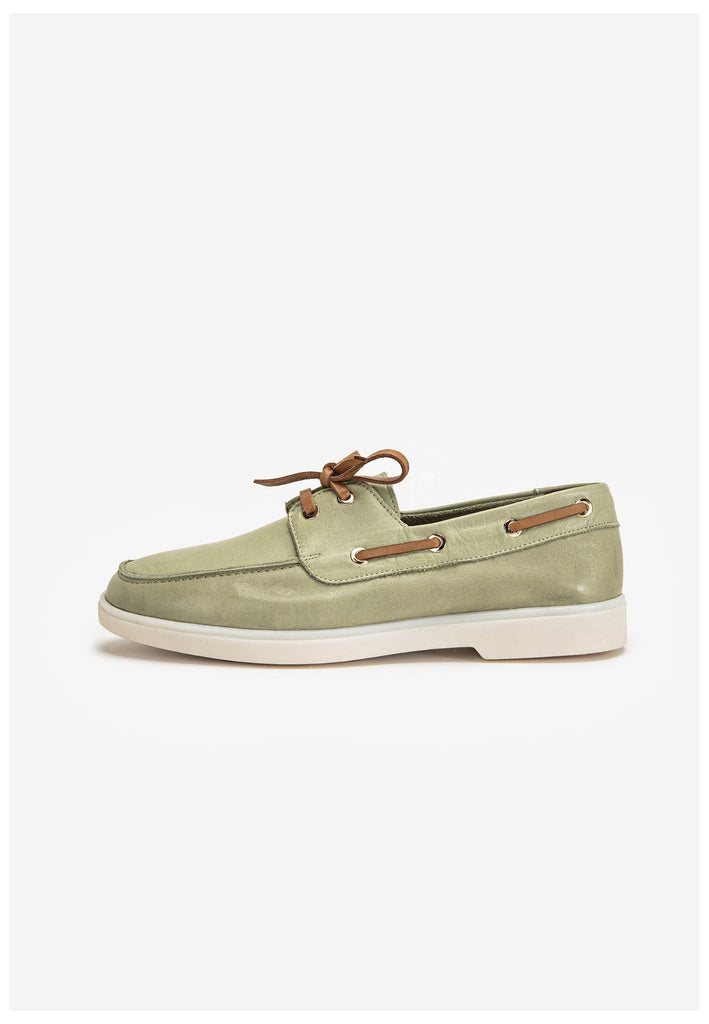 Inuovo Halbschuhe Leder Olive