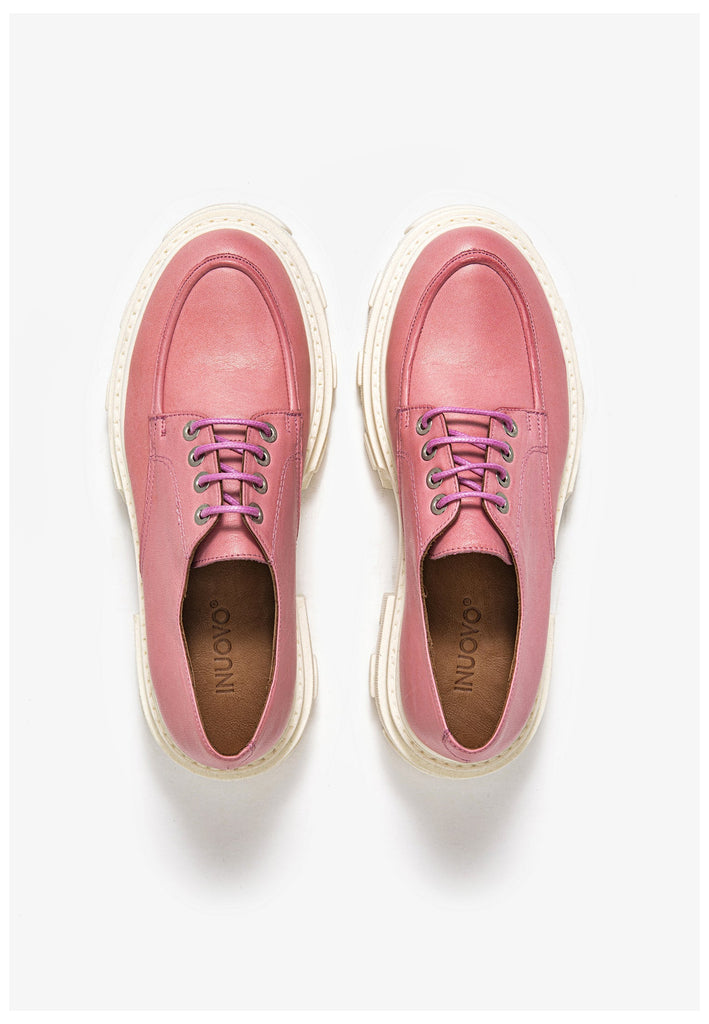 Inuovo Halbschuhe Leder Pink
