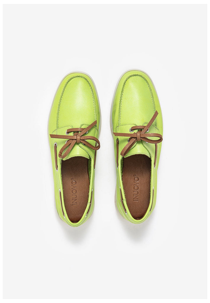 Inuovo Halbschuhe Leder Pistachio