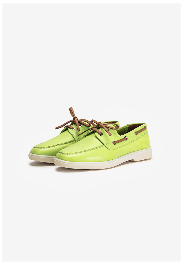 Inuovo Halbschuhe Leder Pistachio