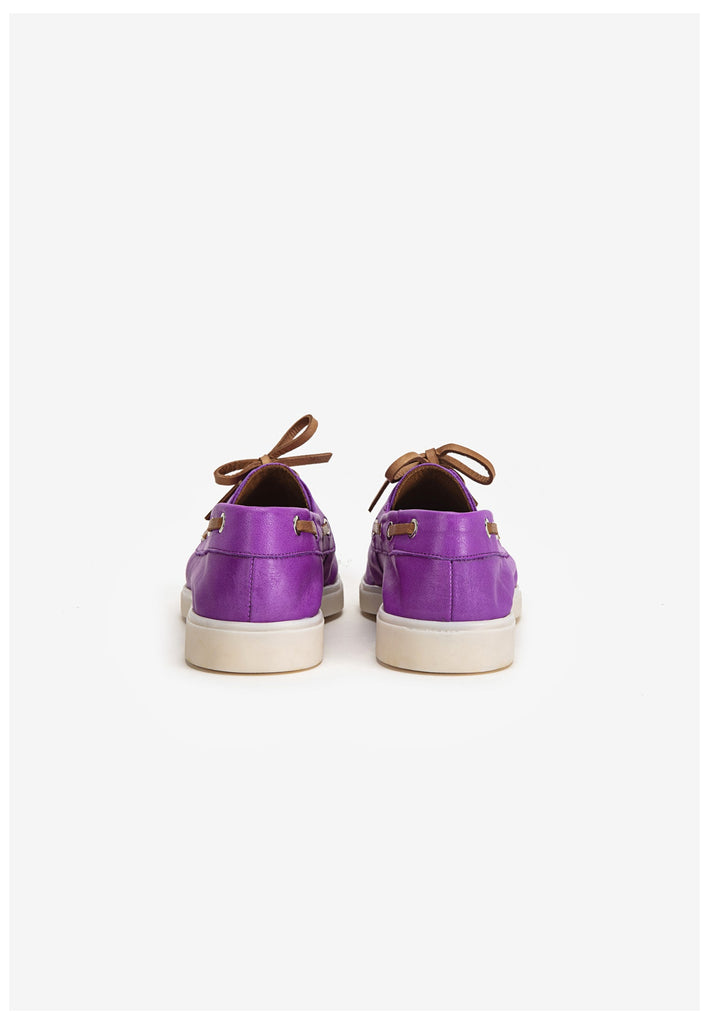 Inuovo Halbschuhe Leder Purple