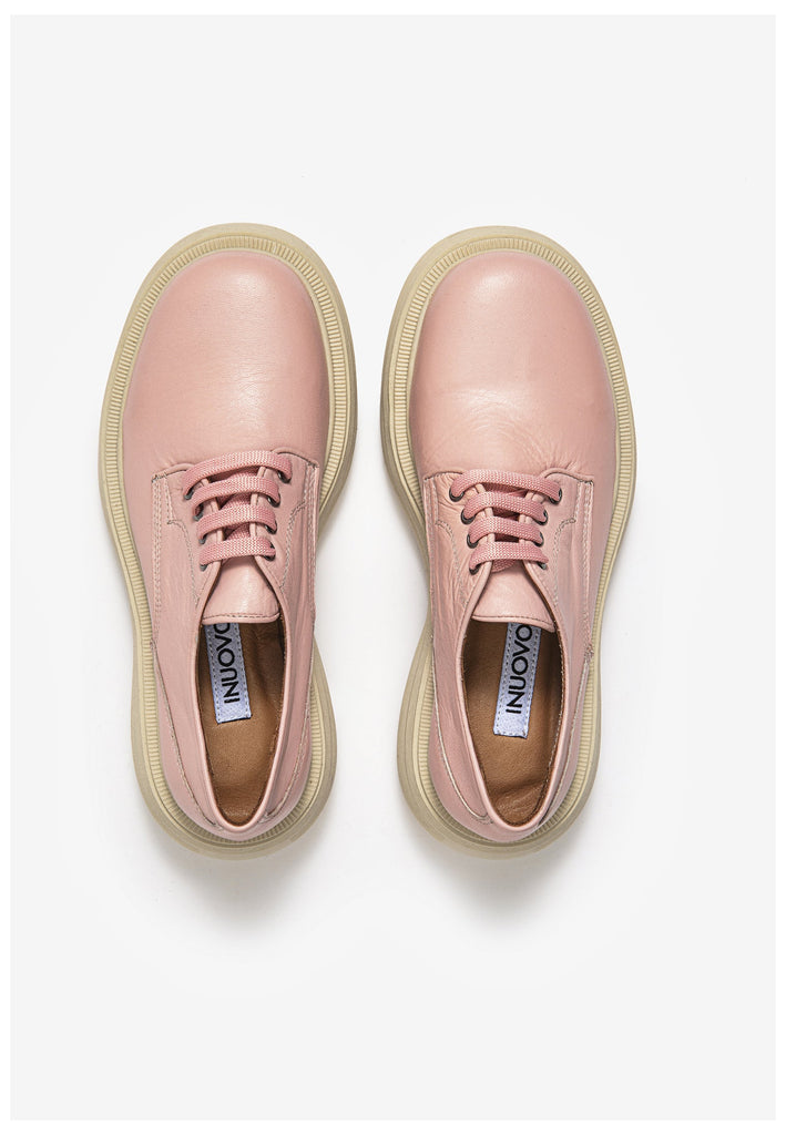 Inuovo Halbschuhe Leder Rosa