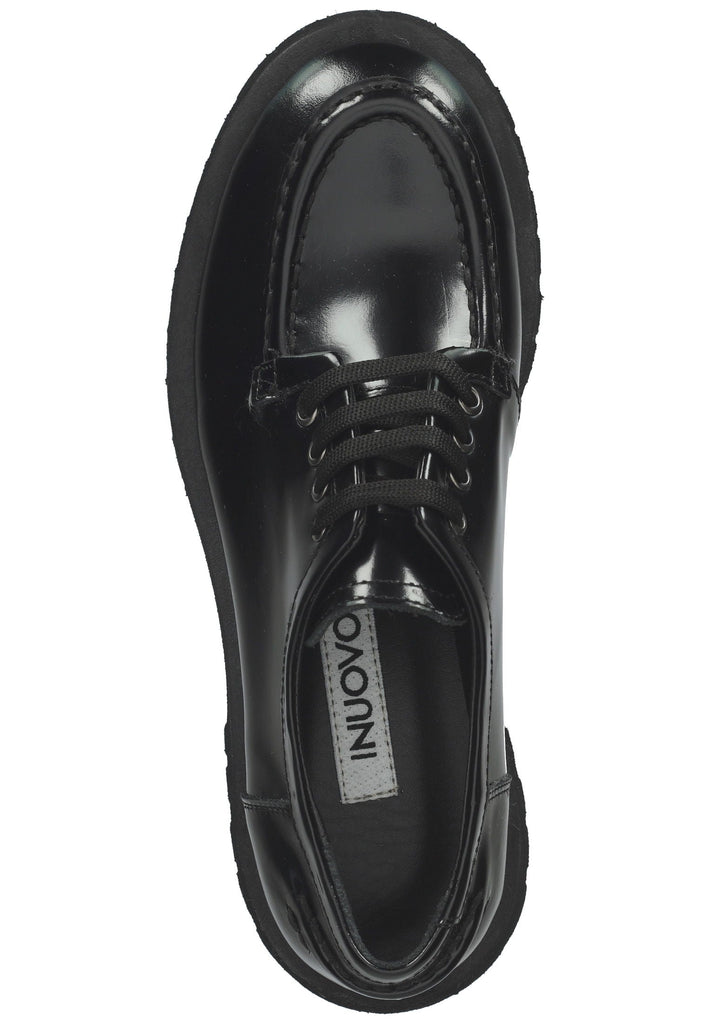 Inuovo Halbschuhe Leder Schwarz