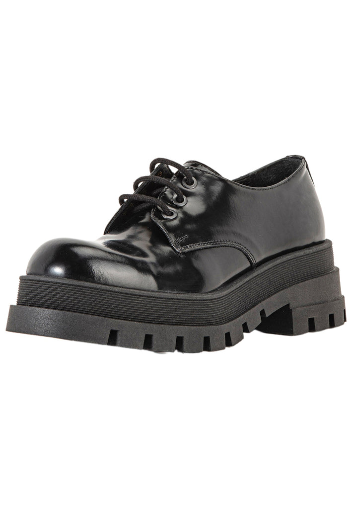 Inuovo Halbschuhe Leder Schwarz