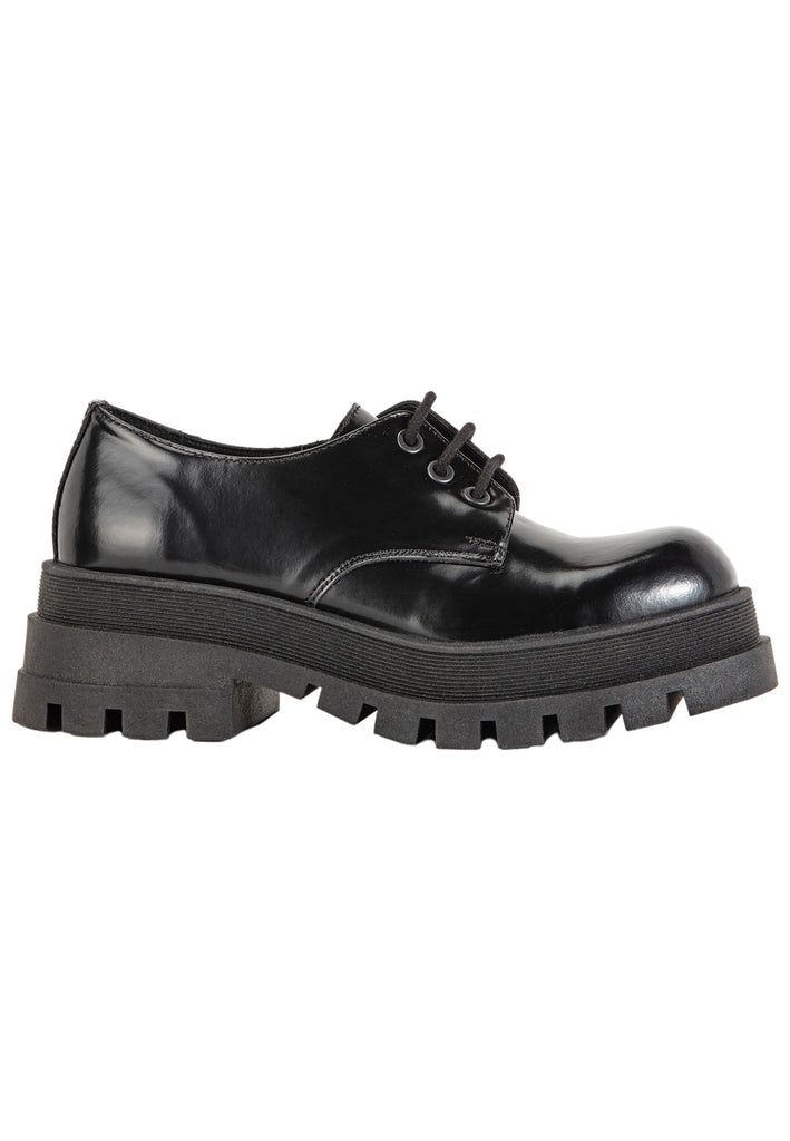 Inuovo Halbschuhe Leder Schwarz