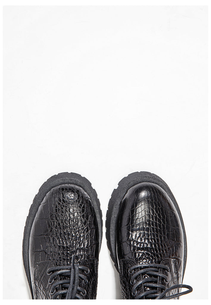 Inuovo Halbschuhe Leder Schwarz/Schwarz