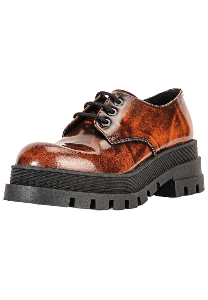 Inuovo Halbschuhe Leder Tan