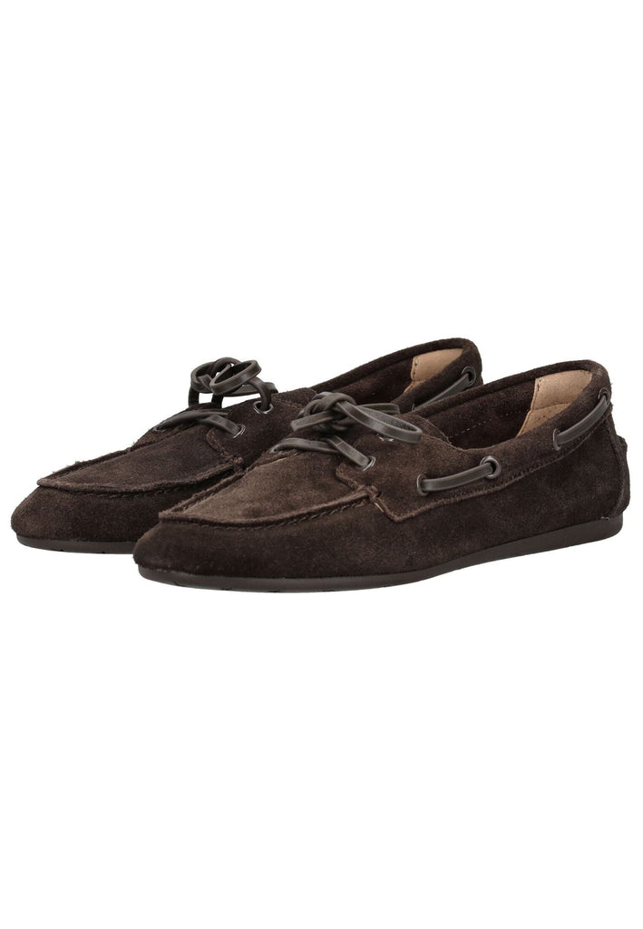 Inuovo Halbschuhe Veloursleder Dunkelbraun