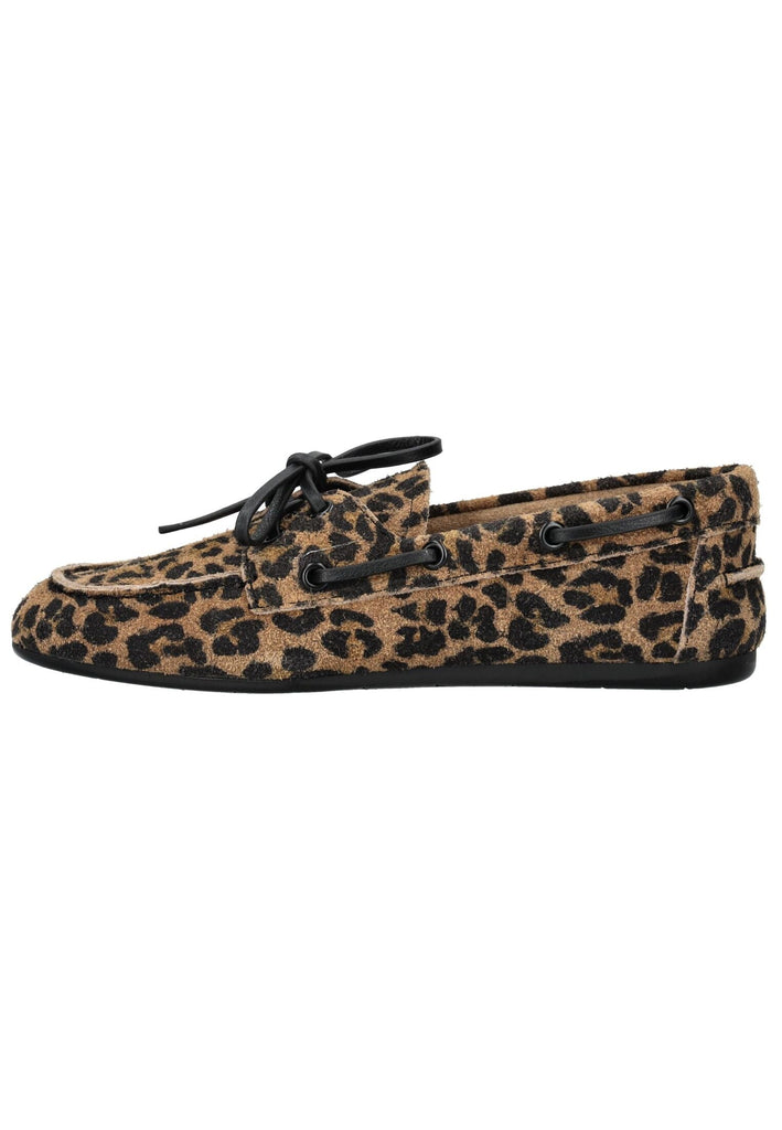 Inuovo Halbschuhe Veloursleder Leopard