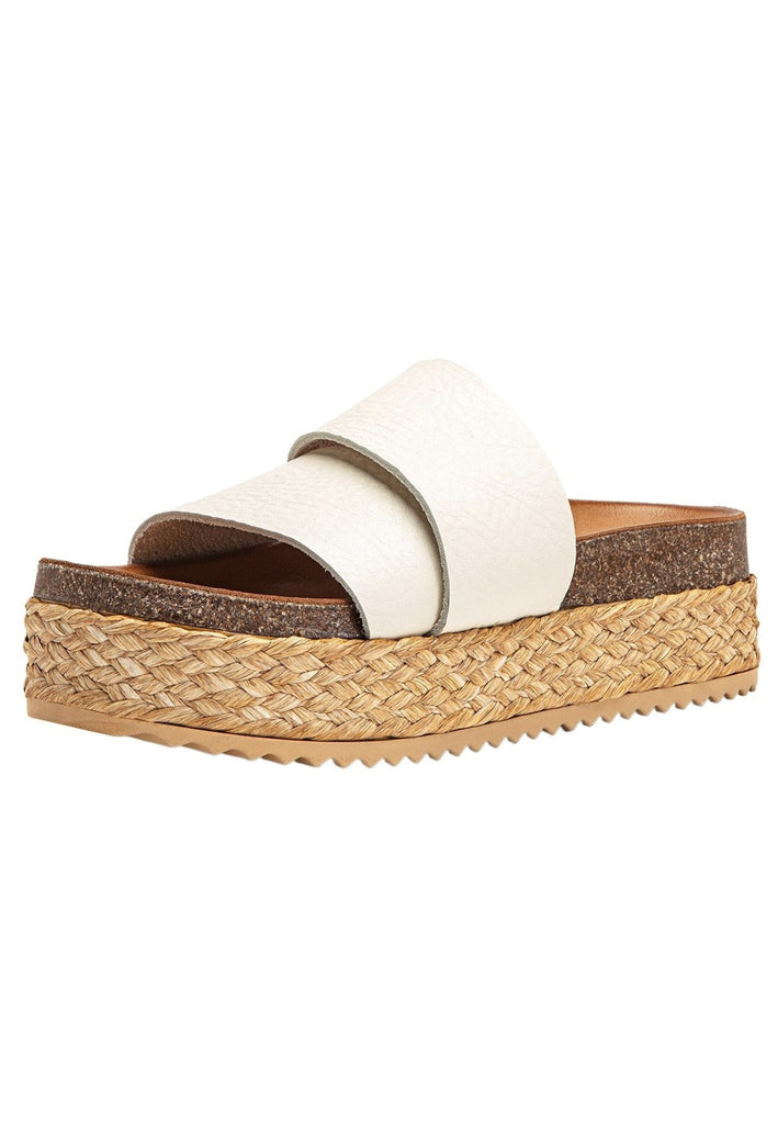 Inuovo Pantoletten Leder Beige