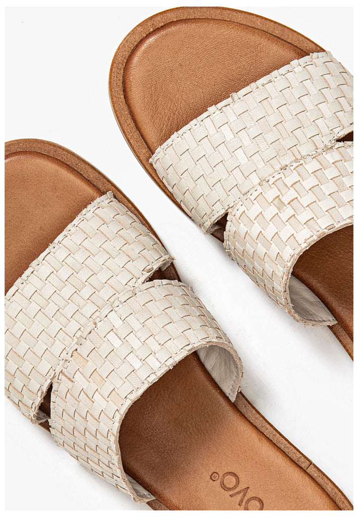 Inuovo Pantoletten Leder Beige