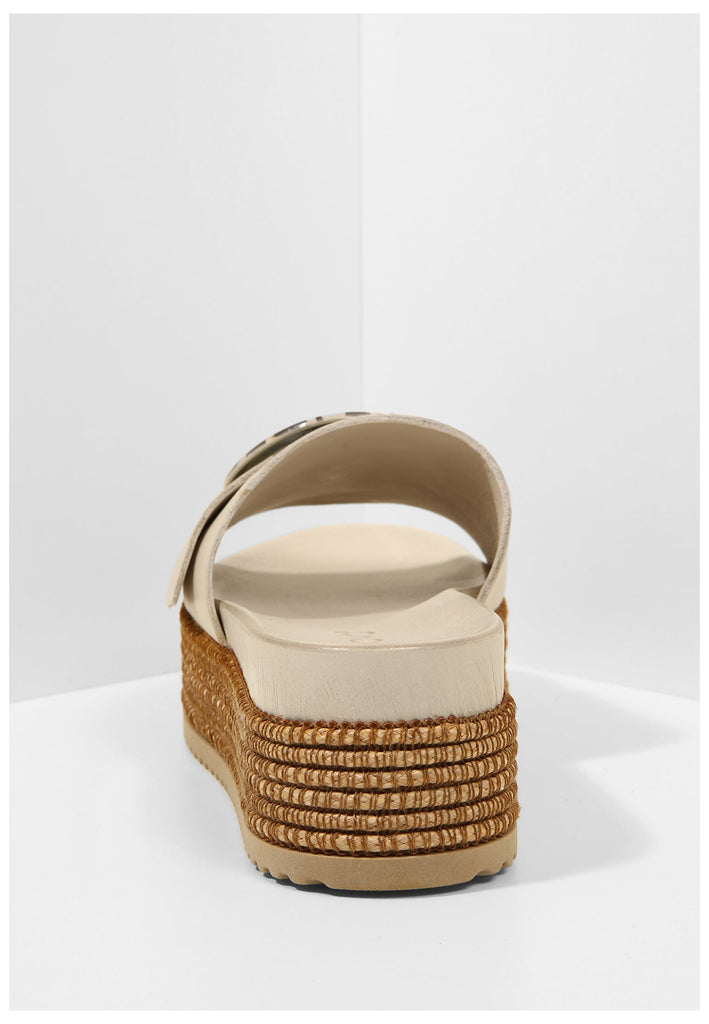 Inuovo Pantoletten Leder Beige