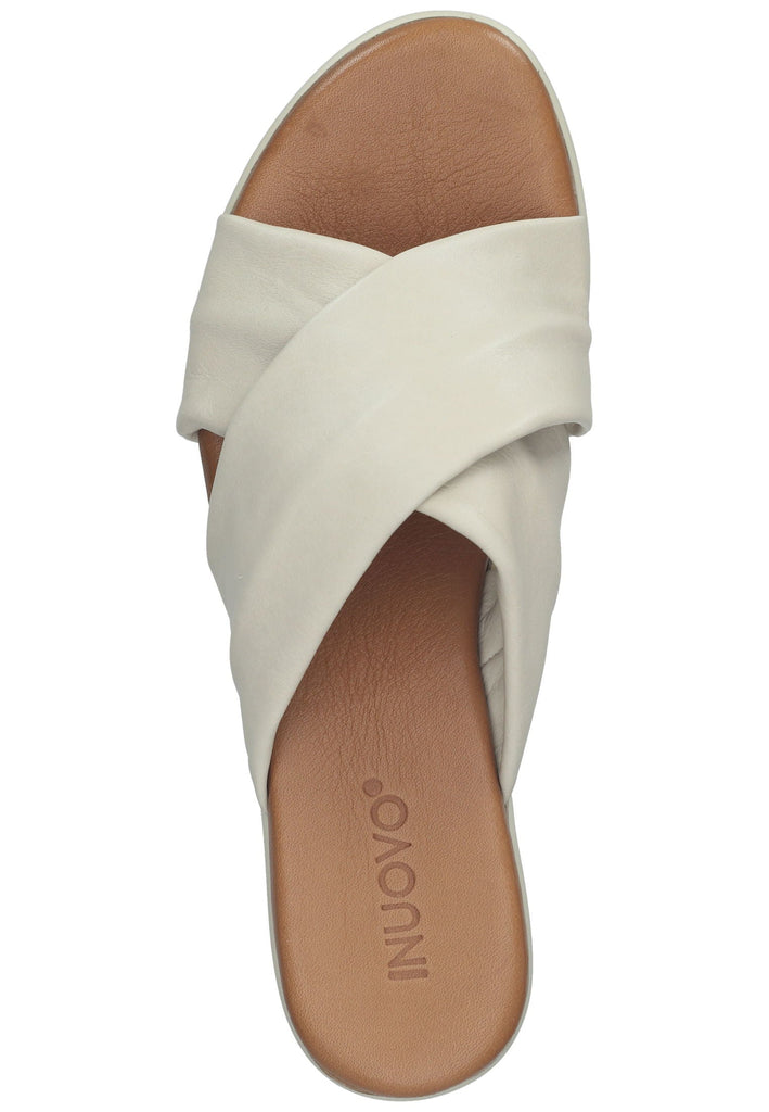 Inuovo Pantoletten Leder Bone