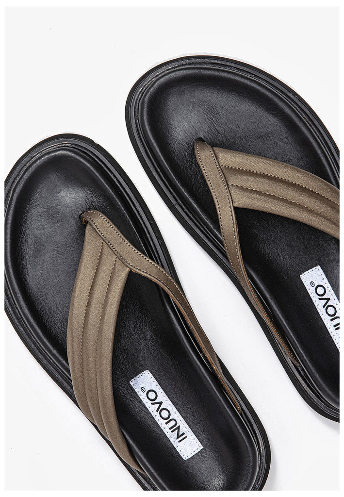 Inuovo Pantoletten Leder Bronze