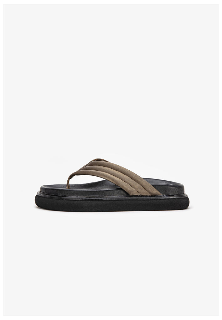 Inuovo Pantoletten Leder Bronze