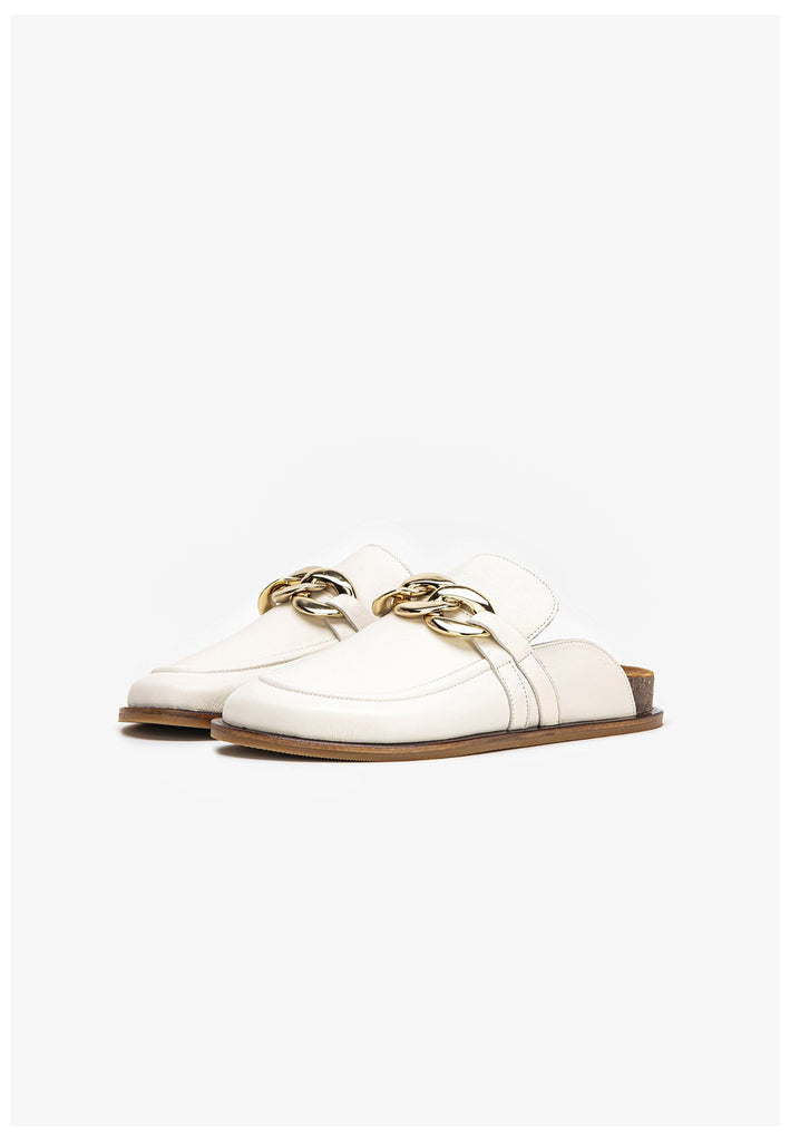 Inuovo Pantoletten Leder Cream