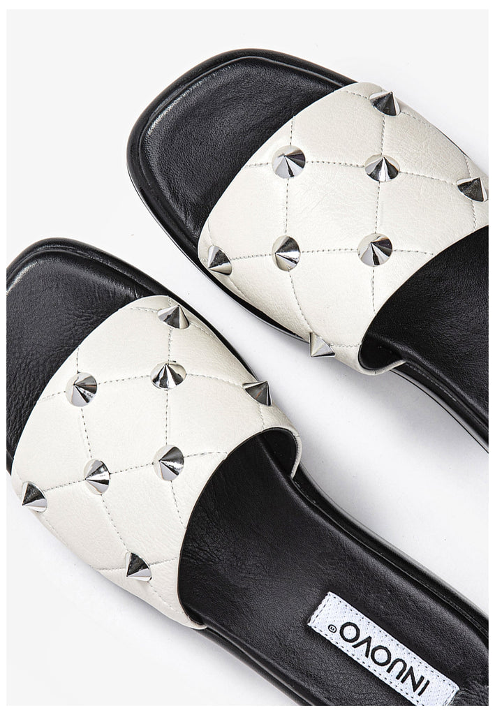 Inuovo Pantoletten Leder Cream