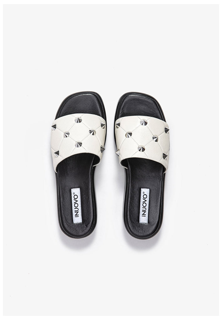 Inuovo Pantoletten Leder Cream