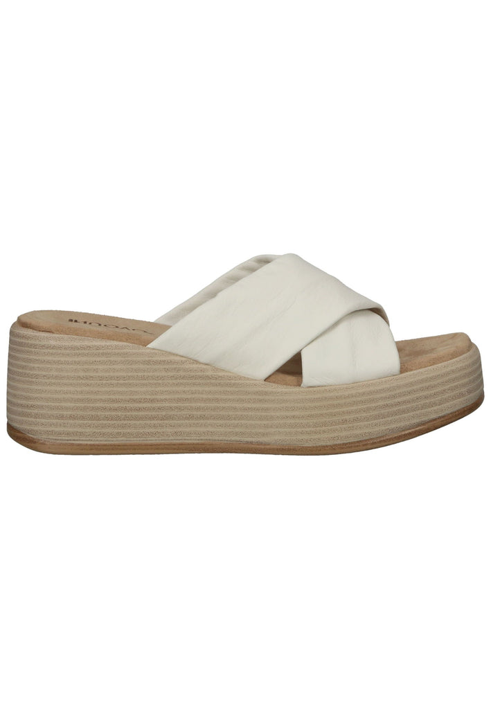 Inuovo Pantoletten Leder Creme