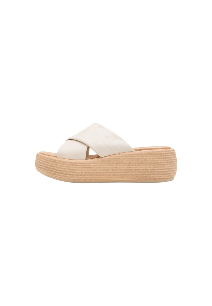 Inuovo Pantoletten Leder Creme